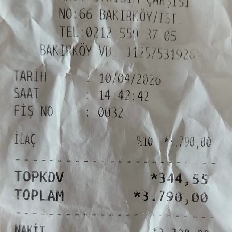 Pınar Eczanesi (Ataköy) Pınar Eczanesi (Ataköy) İade Reddi Ve Tehditkar Üslup Mağduriyeti