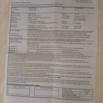 Katlanabilir Ekran Sorunu İçin Garanti Dışı Göstermeye Karşı İtiraz Ve Geri Ödeme Talebi