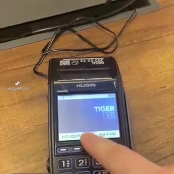 Hugin T300 Yazar Kasa Pos Cihazı Pişmanlığı