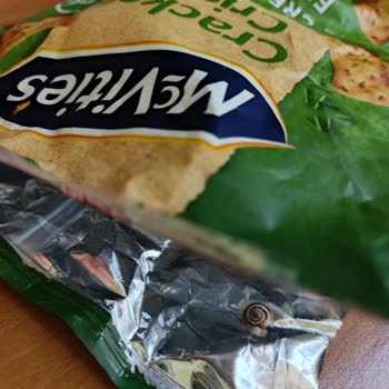 Kraker Paketi İçinde Salyangoz Görerek Gıda Güvenliğine Endişe