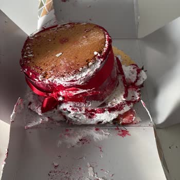 Ters Kutulu Bozuk Pasta Ve Kaba Müşteri Temsilcisi