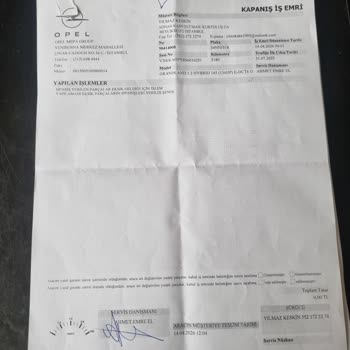 Sunroof Sızıntısı Ve Parça Eksikliği Nedeniyle Araç İadesi Ve Değişim Talebi