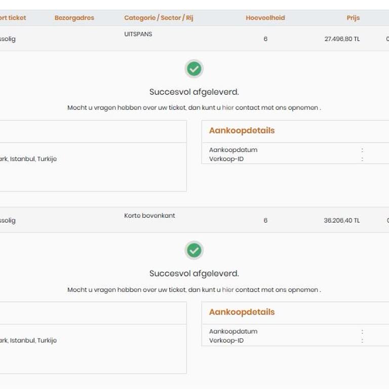 Biletwise'den Eksik Bilet Ve Geri Ödeme Talebi