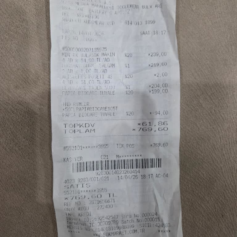 Şok Market'te Winpara Kampanyası Kredi Kartı Ödemesine Yüklenmedi