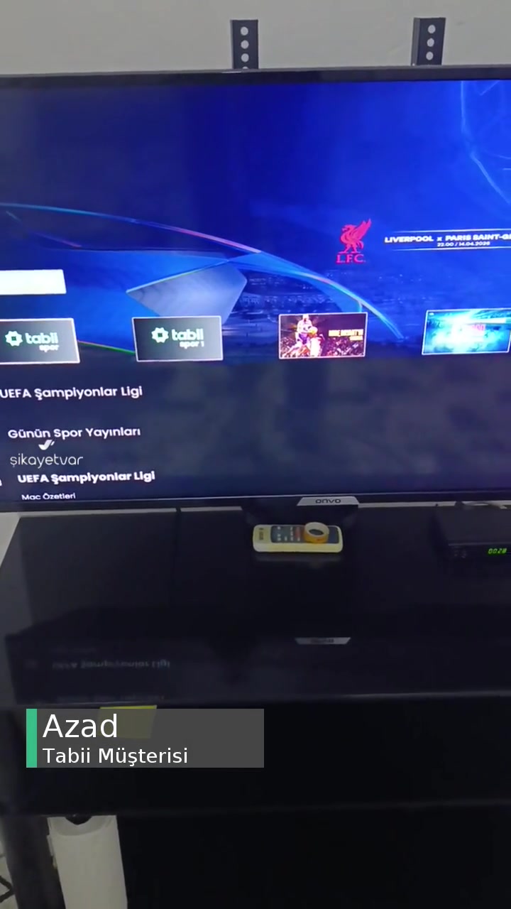 Televizyon Üzerinde Tabii Canlı Maç Yanına Giremiyorum! videonun kapak resmi