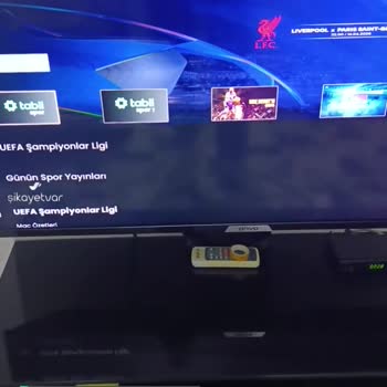 Televizyon Üzerinde Tabii Canlı Maç Yanına Giremiyorum!