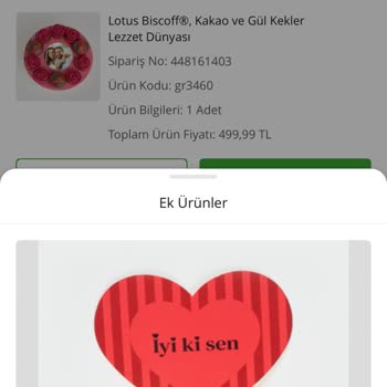 Yanlış Kek Ve Not Gönderimi Nedeniyle Tam İade Talebi