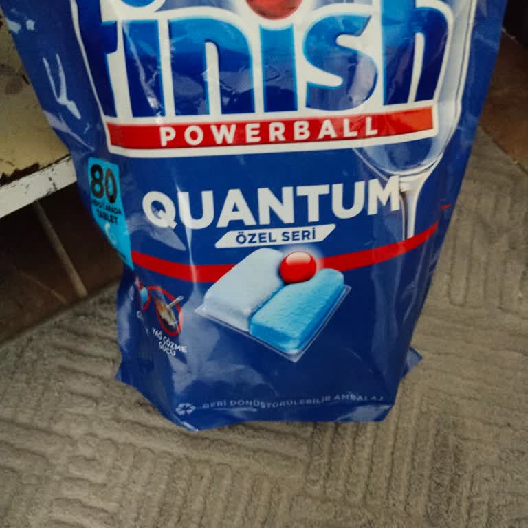 Finish Quantum Tabletinden Bulaşıkta Deterjan Tadı Ve Kötü Koku