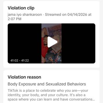 TikTok Wrongfully Flags Livestream for Sexual Content Violation