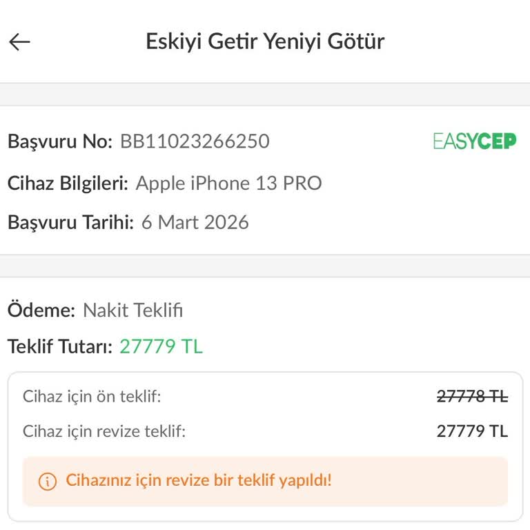 Easy Cep Ve Trendyol’dan 27.779 TL Ödeme Gecikmesi