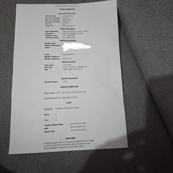 Acil Parça Tesliminde Gecikme Ve Servis İlgisizliği