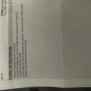 Peugeot 3008 Elektrikli Modelde Sürekli Multimedya Arızası Ve Çözüm Eksikliği