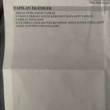 Peugeot 3008 Elektrikli Modelde Sürekli Multimedya Arızası Ve Çözüm Eksikliği