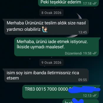 İade Edilen Paranın Geri Ödenmemesi Ve Zorunlu Değişim Talebi