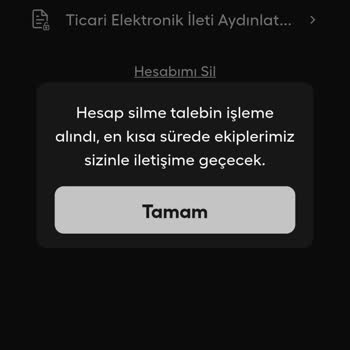 Martı Hesabım Bir Yıldır Silinmedi