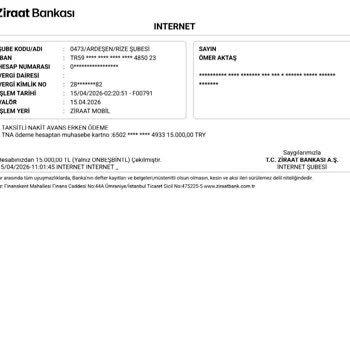 Ödeme Limitime Yansımıyor Ve Taksitli Nakit Avans Kapanmıyor