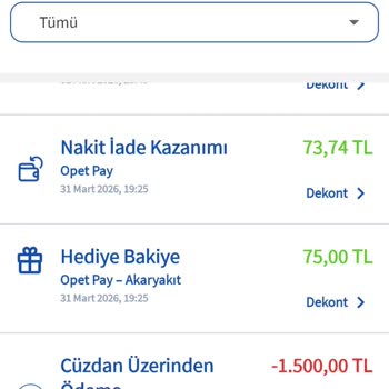 Opet Pay Kampanya Hediyesi 100 TL’yi Almadığım İçin Şikayet