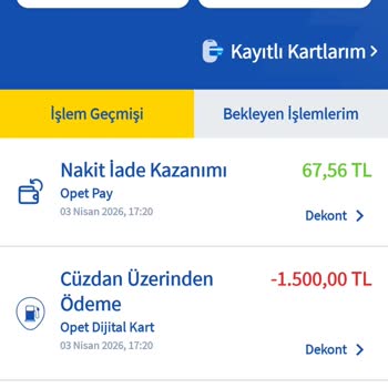 Opet Pay Kampanya Hediyesi 100 TL’yi Almadığım İçin Şikayet