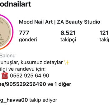 Mood Nail Art/ZA Beauty Studio Hem Yapılan İşlem Hem De Üslup Çok Kötüydü