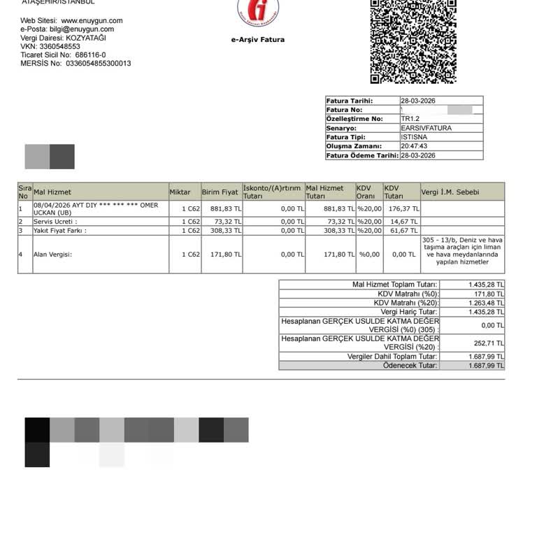Enuygun Müşteri Hizmetlerine Ulaşamama Ve Geciken Uçuş İadesi Sorunu