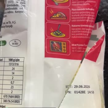 Bahçıvan Küflü Rende Mozerella Peynir!