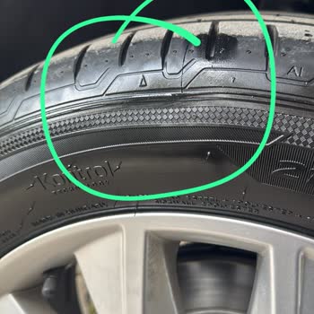 Hankook Lastiği Yanağında Üretim Hatası, Yetkili Servis Yardım Etmiyor