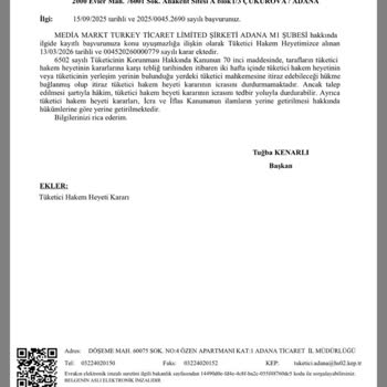 Media Markt’tan Telefon Değişim Kararı Uygulanmadığı İçin Uzun Süreli Mağduriyet