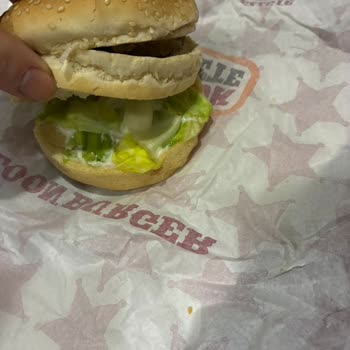 Saloon Burger'den Gelen İki Katlı Hamburgerlerde Et Yok, 50 TL Kupon Yetmiyor