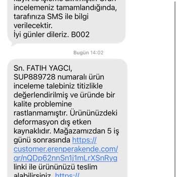 SuperStep Mağazasındaki Ayıplı New Balance Ayakkabı İçin İade