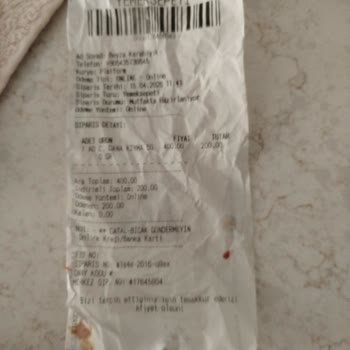 Köfteci Yusuf Sultangazi'den Aldığım Kıyma Aşırı Yağlı, İade Talebi