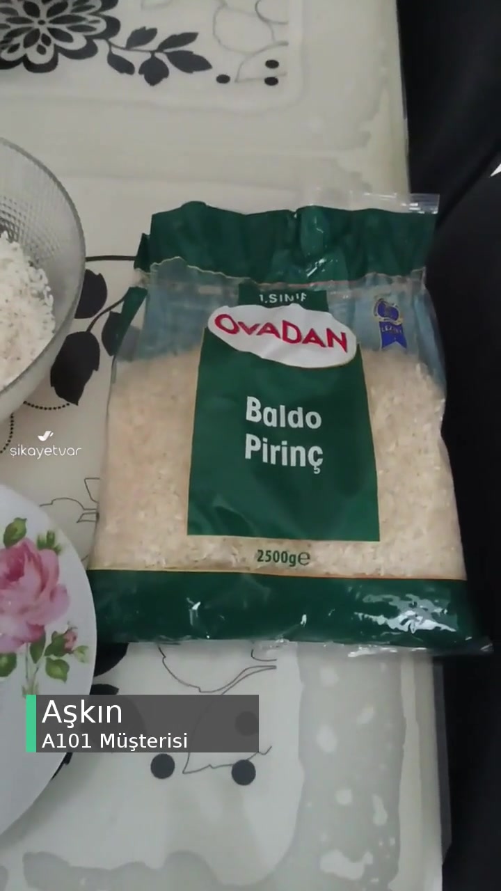 A101 Ovadan Baldo Pirinç Kalitesizliği! videonun kapak resmi