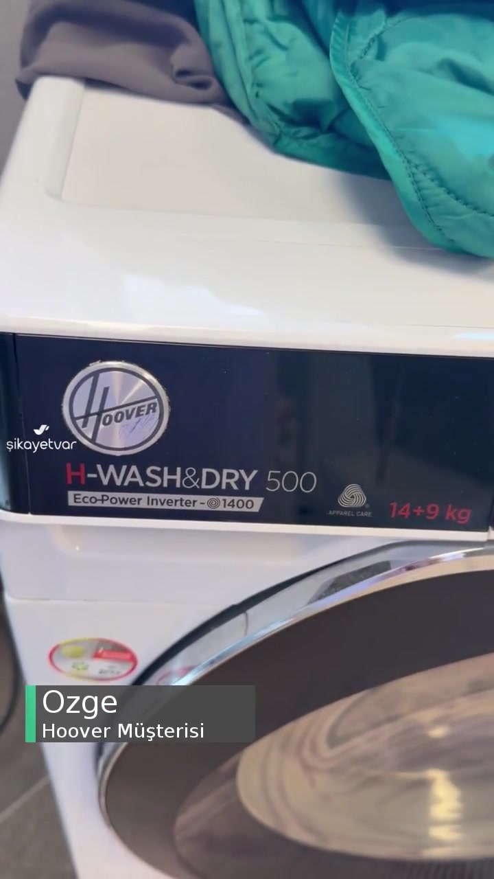 Hoover Kurutmalı Çamaşır Makinesi İlgisizliği! videonun kapak resmi