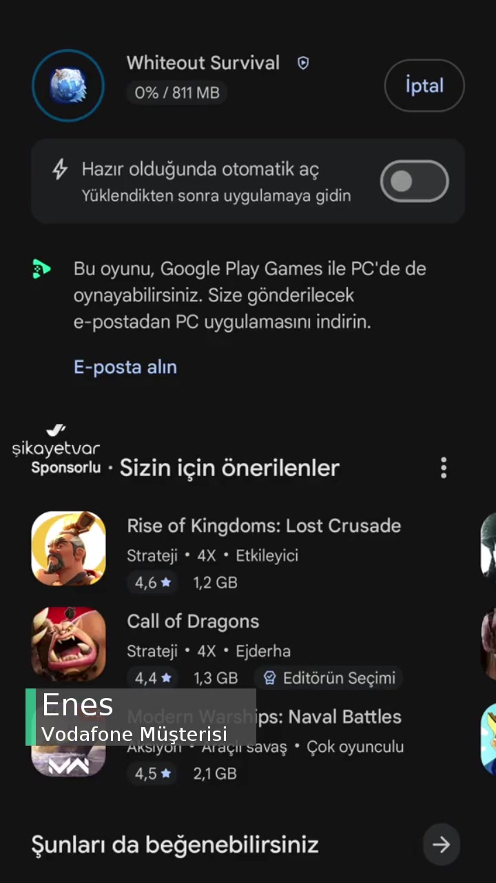 Vodafone Gündelik Kullanımda İşe Yaramıyor videonun kapak resmi