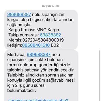 Kremlin Outlet Üç Parça Ürün İçin Takip Numarası Çalışmıyor, Satıcı Yanıtsız Ve İade İstiyorum