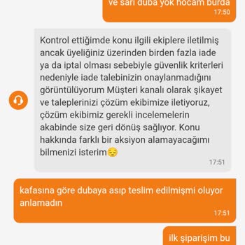 Teslim Edildi Olarak İşaretlenen Siparişim Gerçekten Teslim Edilmedi