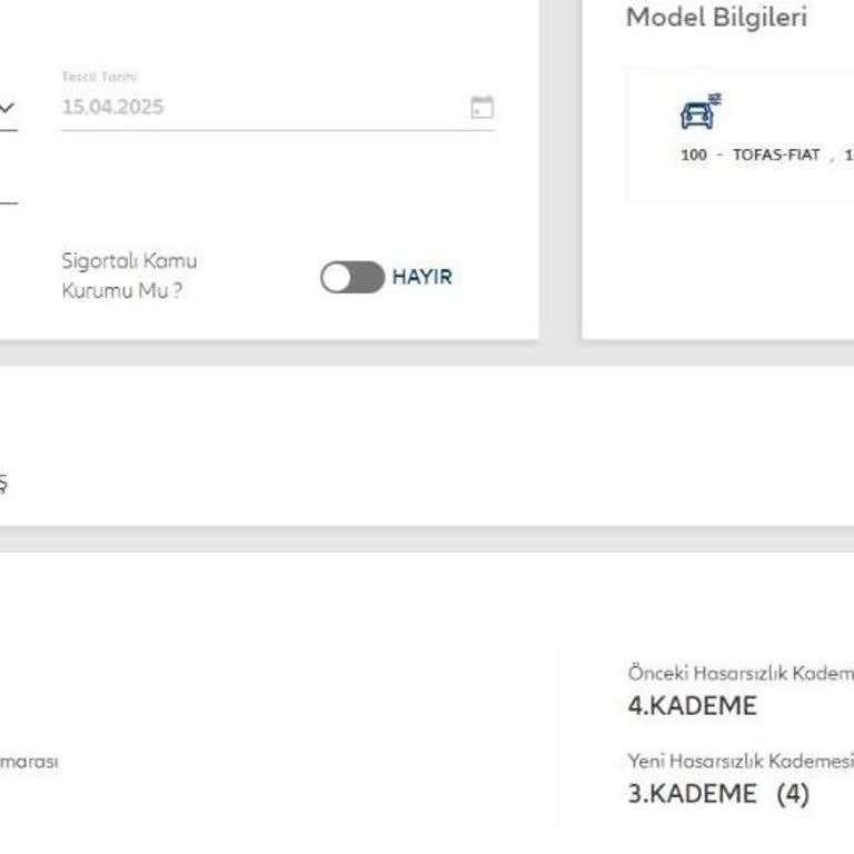 Zurich Sigorta’nın 9 Aylık Açık Hasar Dosyası Ve Hasarsızlık İndirimi Görünmemesi