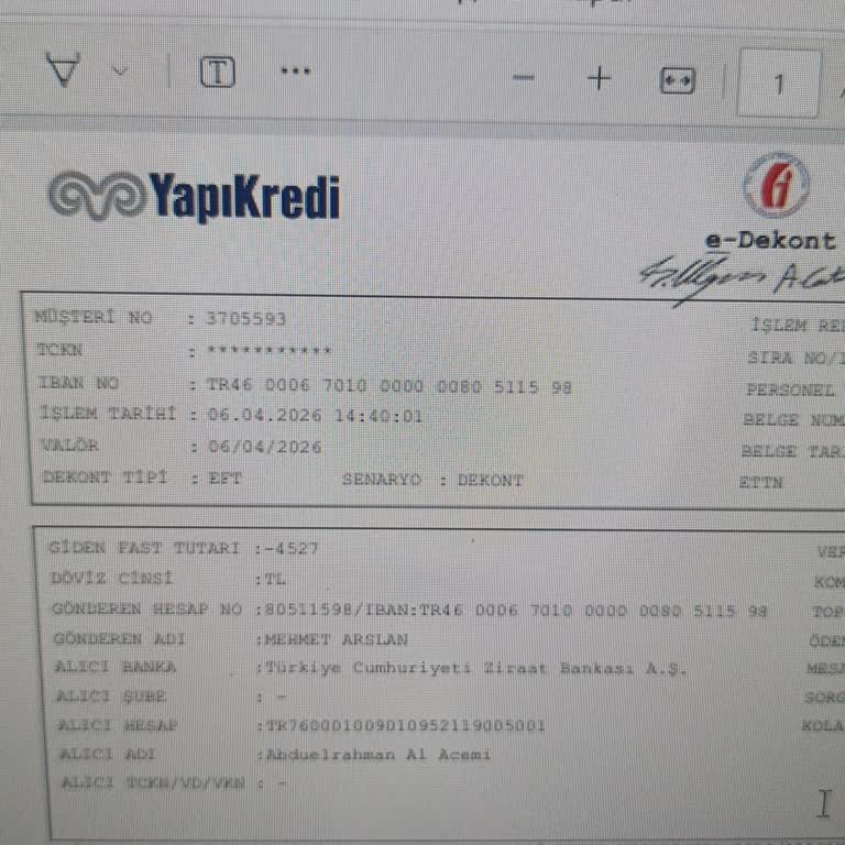 Yapı Kredi'den XM Hesabına 4.527 TL Transferi Gerçekleşmedi