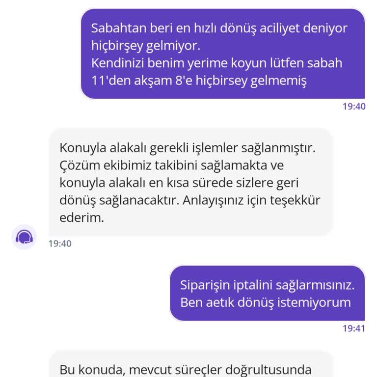 Teslim Edildiği Görünen Siparişin Gerçekten Gelmemesi