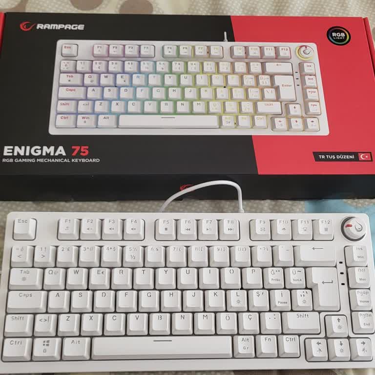 Rampage Enigma 75 Klavye Tuş Tekrarları Ve Çalışmazlık, Destek Yok, Değişim İsteği
