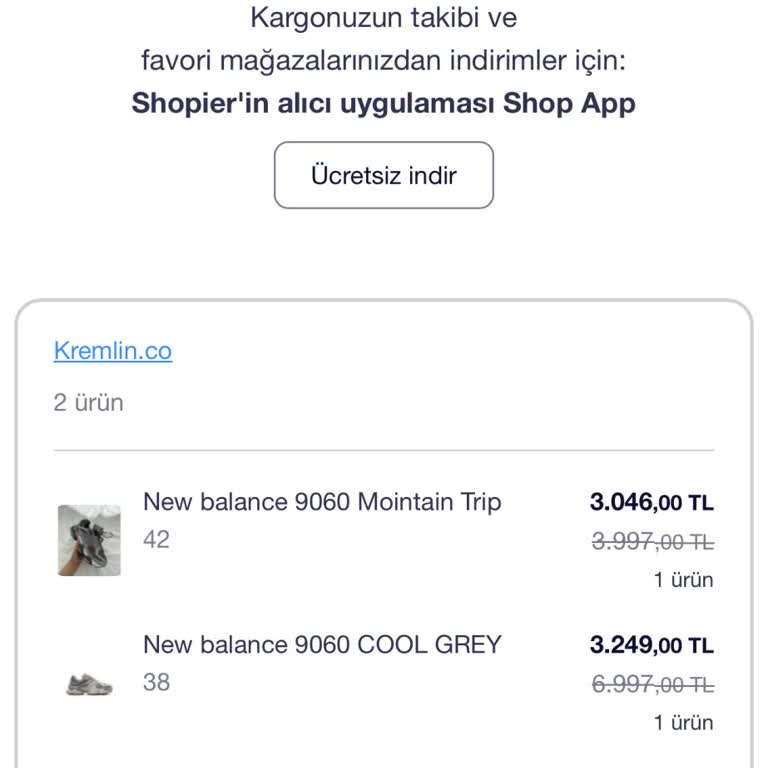 Kremlin Outlet 38 Olarak Seçmeme Rağmen Elime 39,5 Numara Ayakkabı Gönderildi