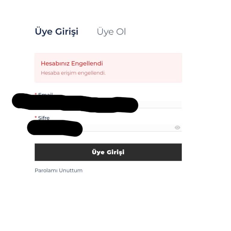 Ürün Teslim Edilmedi, İptalim İşleme Alınmadı Ve Hesabım Engellendi