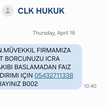 Kişisel Verilerin Kullanımı Ve Belirsiz Borç İddiası İçeren SMS’ye Şikayet