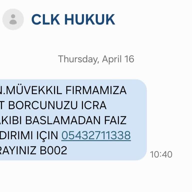 Kişisel Verilerin Kullanımı Ve Belirsiz Borç İddiası İçeren SMS’ye Şikayet