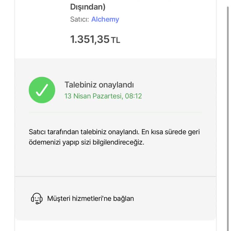 Ürün İadesi Sonrası Bonus Puanı Geri Yüklenmedi