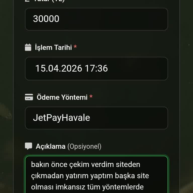 Grandpasha’da 30.000 TL Havale Sorunu Ve Acil Çözüm Talebi