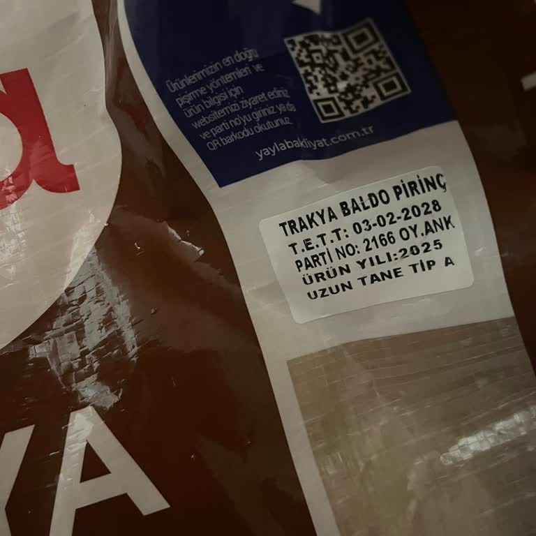 Yayla Bakliyat Baldo Pirinçinde Yüzme Sorunu Ve Değişim Talebi