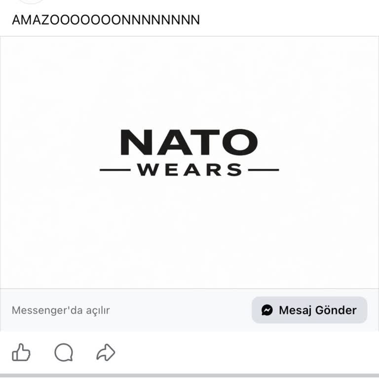 Nato Wears Gelen Ürün İlan Edilenle Hiçbir Şekilde Uyuşmayan, Tamamen Alakasız Başka Bir Modeldi