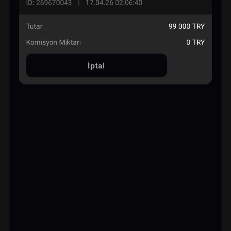 100 Bin TL Çekim Talebinin Uzun Süre Onay Beklemesi Ve Açıklama Eksikliği