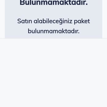 Ücret Ödedim, 100 GB Paketi Alınamıyor Ve Çözüm Bekliyorum