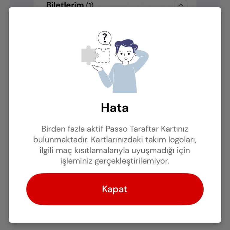 Kombine Passolig Kartlarıyla Ön Satış Bileti Alınamıyor